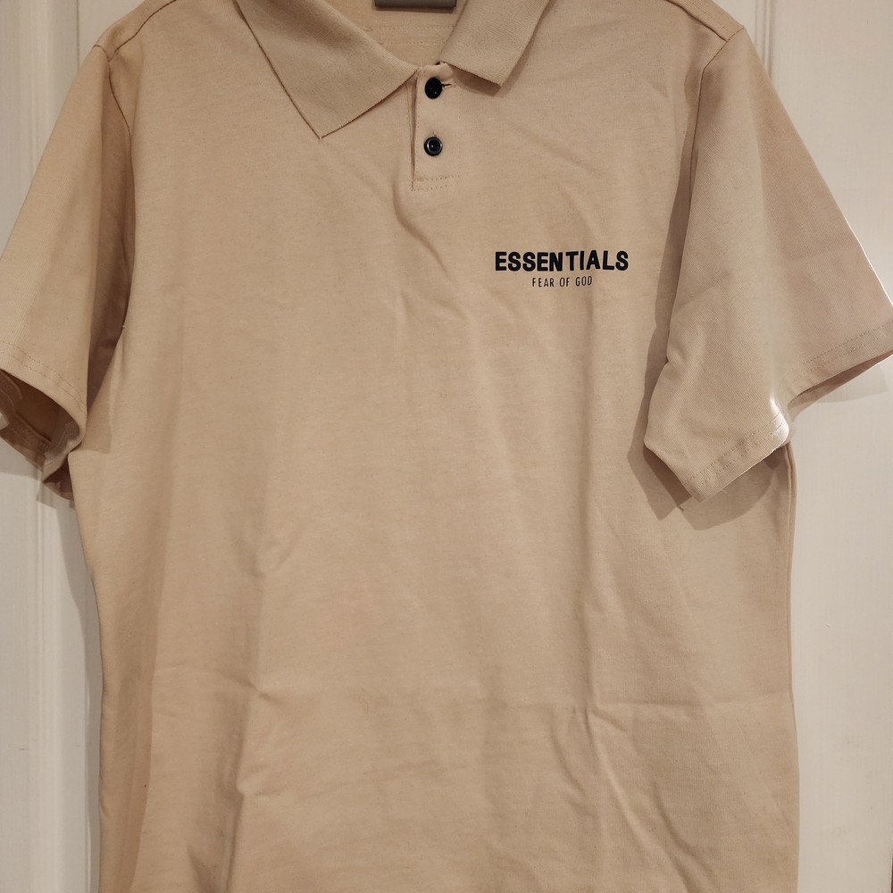 Men's Tan Polo Shirt